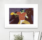 QB Ready by Robert Williamson on GIANT ART - yellow leisure