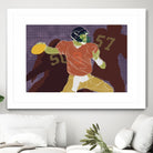 QB Ready by Robert Williamson on GIANT ART - yellow leisure