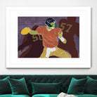 QB Ready by Robert Williamson on GIANT ART - yellow leisure