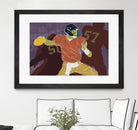 QB Ready by Robert Williamson on GIANT ART - yellow leisure