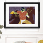 QB Ready by Robert Williamson on GIANT ART - yellow leisure