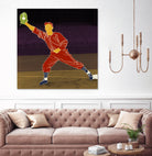 First Base Catch 2 by Robert Williamson on GIANT ART - yellow leisure