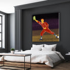 First Base Catch 2 by Robert Williamson on GIANT ART - yellow leisure