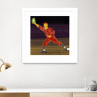 First Base Catch 2 by Robert Williamson on GIANT ART - yellow leisure