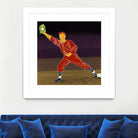 First Base Catch 2 by Robert Williamson on GIANT ART - yellow leisure