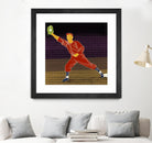 First Base Catch 2 by Robert Williamson on GIANT ART - yellow leisure