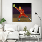 First Base Catch 2 by Robert Williamson on GIANT ART - yellow leisure