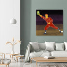 First Base Catch 2 by Robert Williamson on GIANT ART - yellow leisure