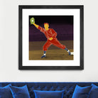 First Base Catch 2 by Robert Williamson on GIANT ART - yellow leisure