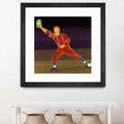 First Base Catch 2 by Robert Williamson on GIANT ART - yellow leisure