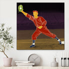 First Base Catch 2 by Robert Williamson on GIANT ART - yellow leisure