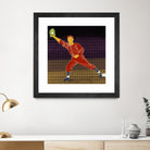 First Base Catch 2 by Robert Williamson on GIANT ART - yellow leisure