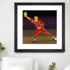 First Base Catch 2 by Robert Williamson on GIANT ART - yellow leisure