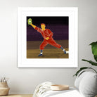 First Base Catch 2 by Robert Williamson on GIANT ART - yellow leisure