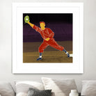 First Base Catch 2 by Robert Williamson on GIANT ART - yellow leisure