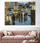 Edinburgh at Dusk by Desmond O'Hagan on GIANT ART - black everyday life