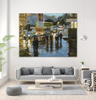 Edinburgh at Dusk by Desmond O'Hagan on GIANT ART - black everyday life