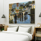 Edinburgh at Dusk by Desmond O'Hagan on GIANT ART - black everyday life