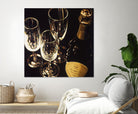 Champagne For Three by Ray Pelley on GIANT ART - white fruit-food-drink