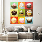 Enjoy Cupcakes by Cory Steffen on GIANT ART - yellow fruit-food-drink