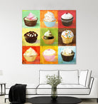 Enjoy Cupcakes by Cory Steffen on GIANT ART - yellow fruit-food-drink