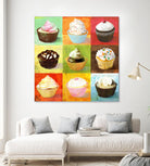 Enjoy Cupcakes by Cory Steffen on GIANT ART - yellow fruit-food-drink