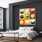 Enjoy Cupcakes by Cory Steffen on GIANT ART - yellow fruit-food-drink