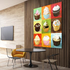 Enjoy Cupcakes by Cory Steffen on GIANT ART - yellow fruit-food-drink