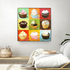 Enjoy Cupcakes by Cory Steffen on GIANT ART - yellow fruit-food-drink