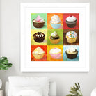 Enjoy Cupcakes by Cory Steffen on GIANT ART - yellow fruit-food-drink