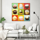 Enjoy Cupcakes by Cory Steffen on GIANT ART - yellow fruit-food-drink