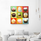 Enjoy Cupcakes by Cory Steffen on GIANT ART - yellow fruit-food-drink