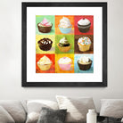Enjoy Cupcakes by Cory Steffen on GIANT ART - yellow fruit-food-drink