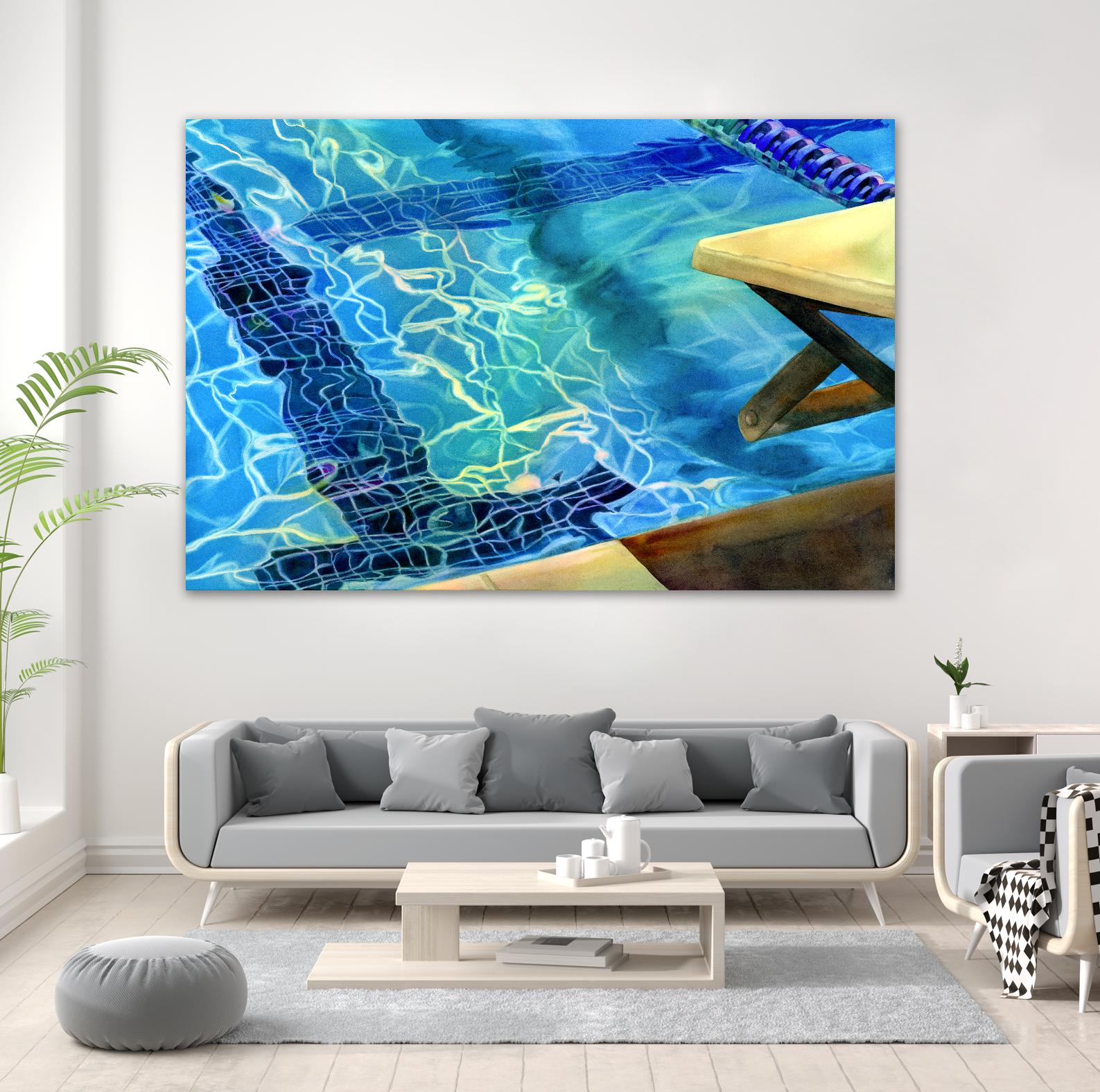 Between the Lanes by Terri Hill on GIANT ART - beige leisure