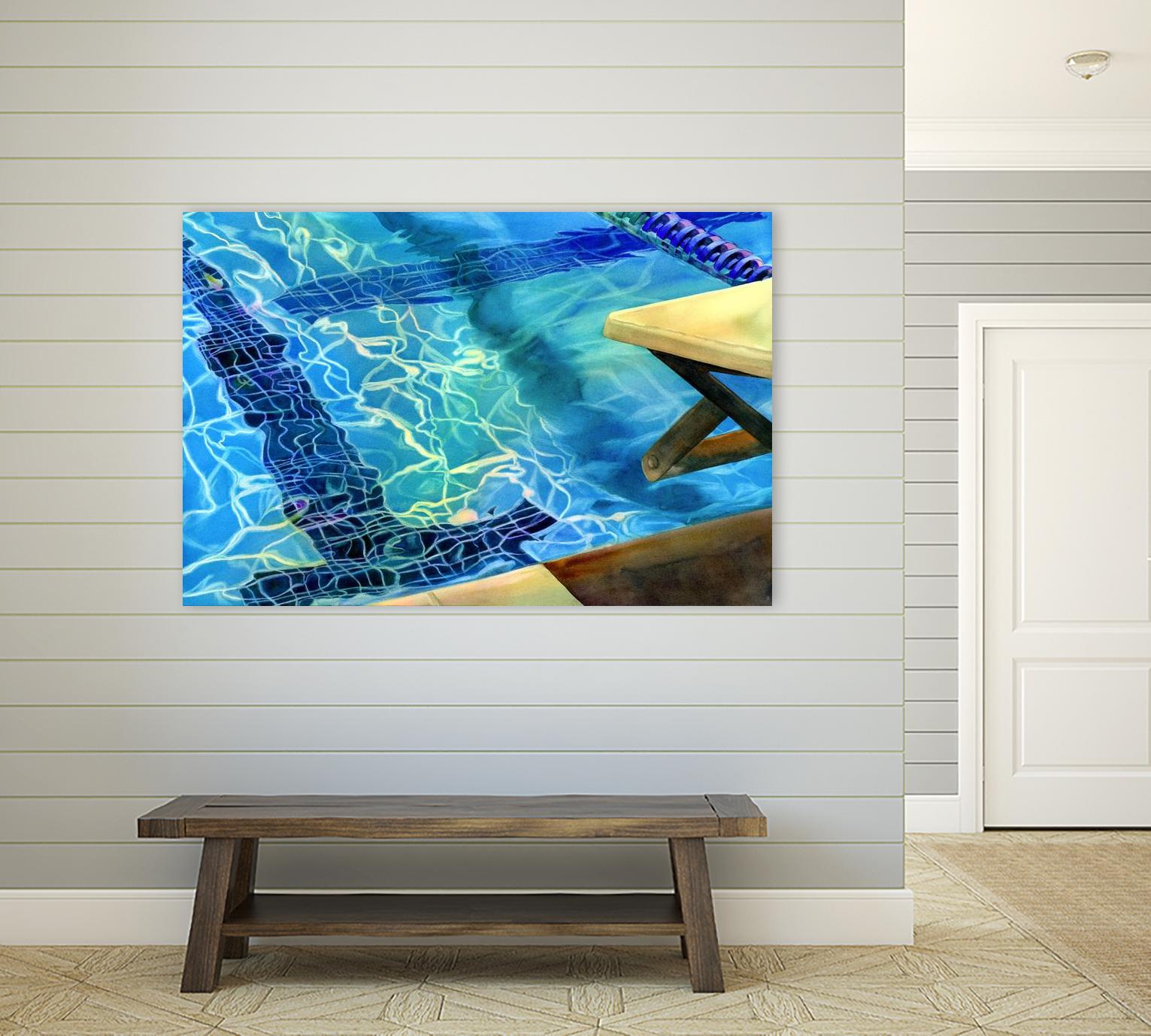 Between the Lanes by Terri Hill on GIANT ART - beige leisure