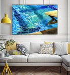 Between the Lanes by Terri Hill on GIANT ART - beige leisure