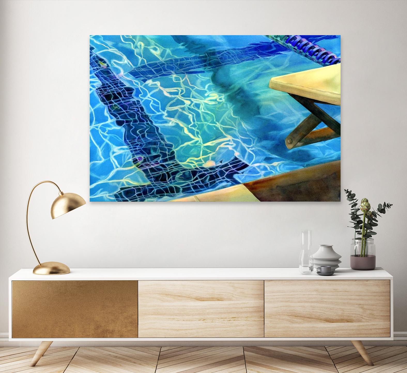 Between the Lanes by Terri Hill on GIANT ART - beige leisure