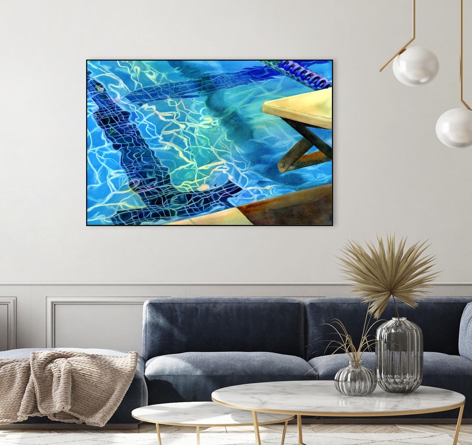 Between the Lanes by Terri Hill on GIANT ART - beige leisure