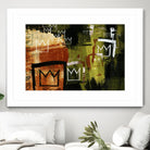 Graffiti Crowns by Tracy Hiner on GIANT ART - orange contemporary