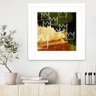 Graffiti Crowns C by Tracy Hiner on GIANT ART - orange contemporary