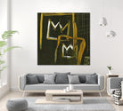 Graffiti Crowns D by Tracy Hiner on GIANT ART - orange contemporary