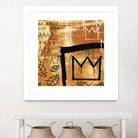 Graffiti Crowns E by Tracy Hiner on GIANT ART - black contemporary