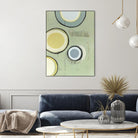 Circle Series 14 by Christopher Balder on GIANT ART - green abstract