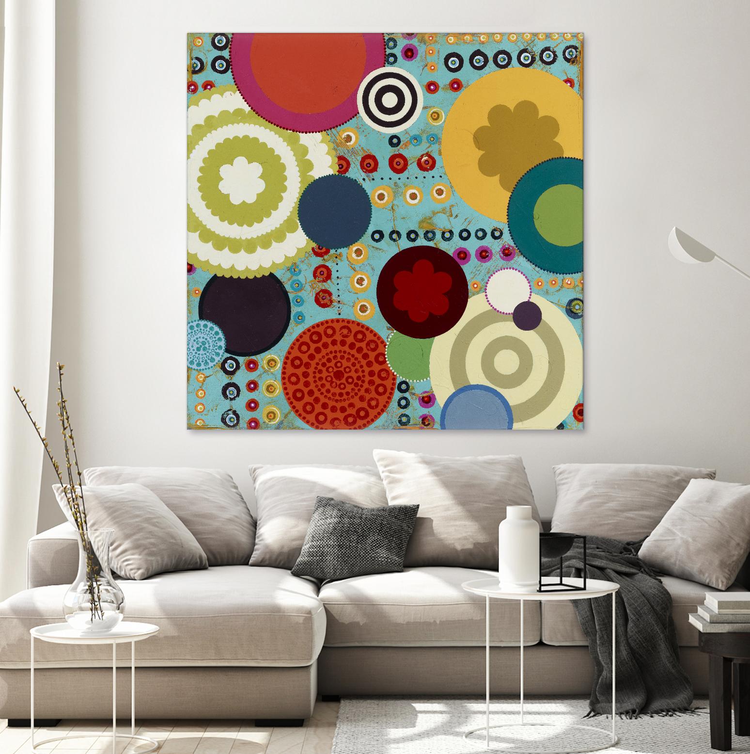 Fiesta 1 by Lisa Kesler on GIANT ART - red contemporary