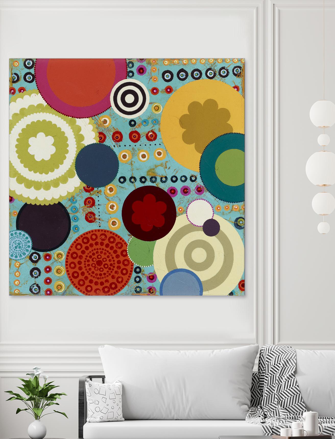 Fiesta 1 by Lisa Kesler on GIANT ART - red contemporary