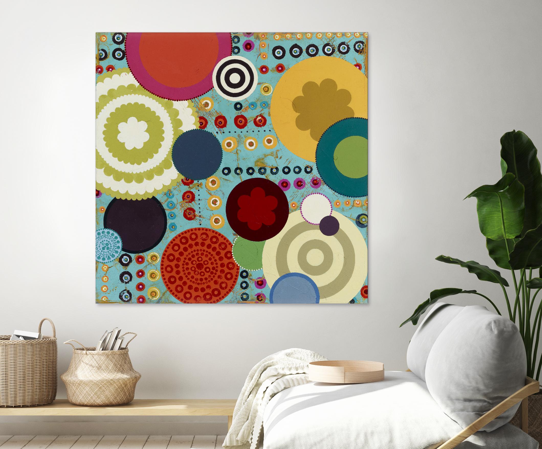 Fiesta 1 by Lisa Kesler on GIANT ART - red contemporary