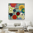 Fiesta 1 by Lisa Kesler on GIANT ART - red contemporary