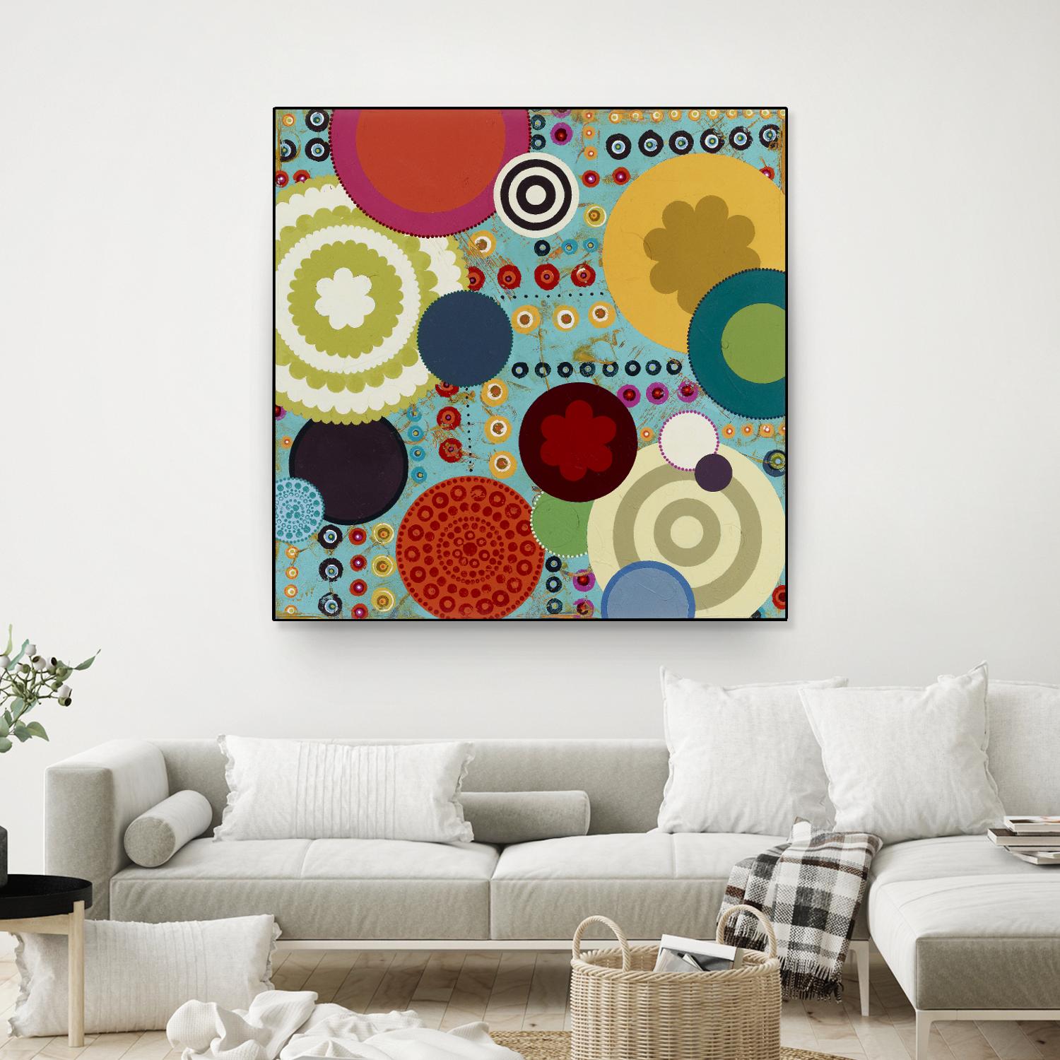 Fiesta 1 by Lisa Kesler on GIANT ART - red contemporary
