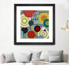 Fiesta 1 by Lisa Kesler on GIANT ART - red contemporary