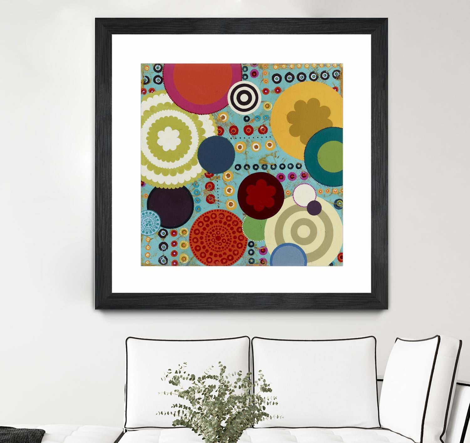 Fiesta 1 by Lisa Kesler on GIANT ART - red contemporary